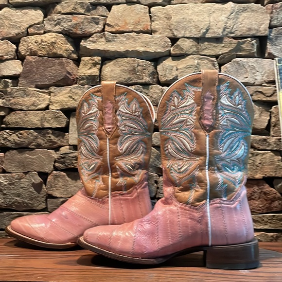 Dan Post Exotic Eel Western Boots Women’s - Picture 4 of 7